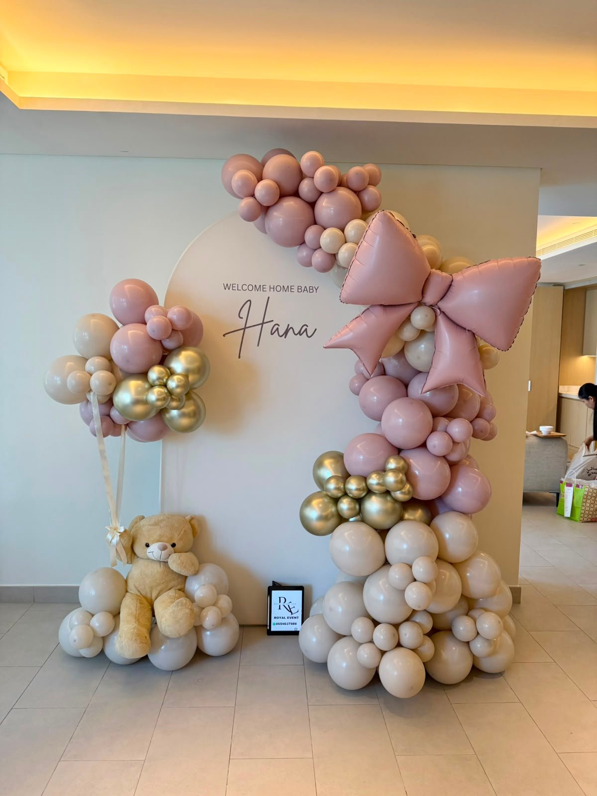 Fairy first birthday event setup